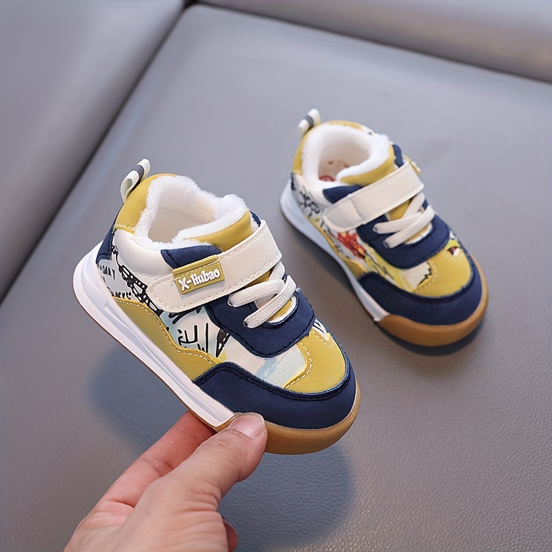 pair winter warm padded sports shoes infants boys girls Temu