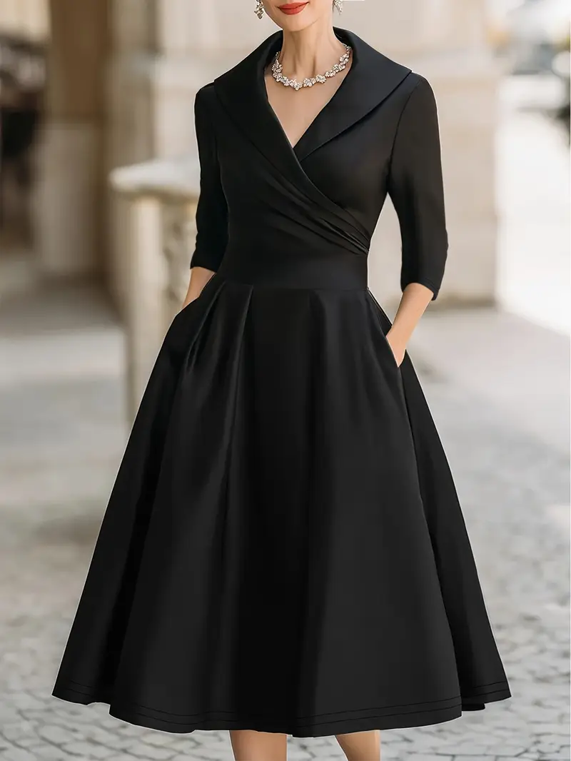 black partywear dress for women Party Wear Elegant Evening Dresses Long with Feathers One Shoulder Mermaid Bandage Dresses - and Ladies Dress price Model is wearing XS Black Taffeta Midi Dress Bridesmaid
