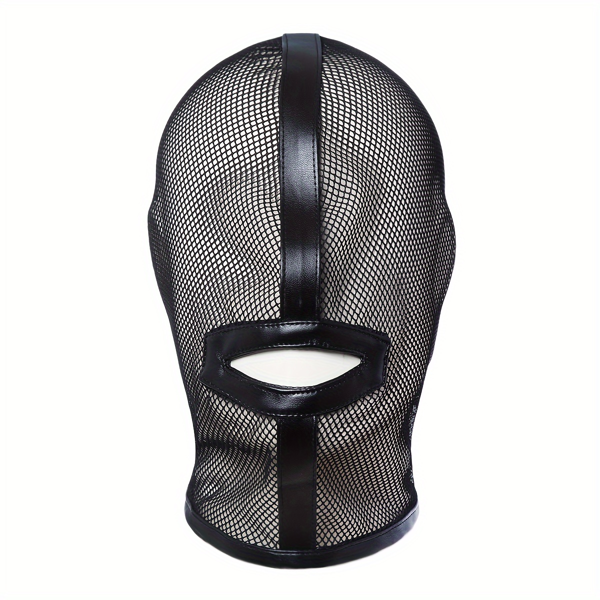 

Leather Mesh Breathable Headgear - Halloween & Party Events, No Power Needed