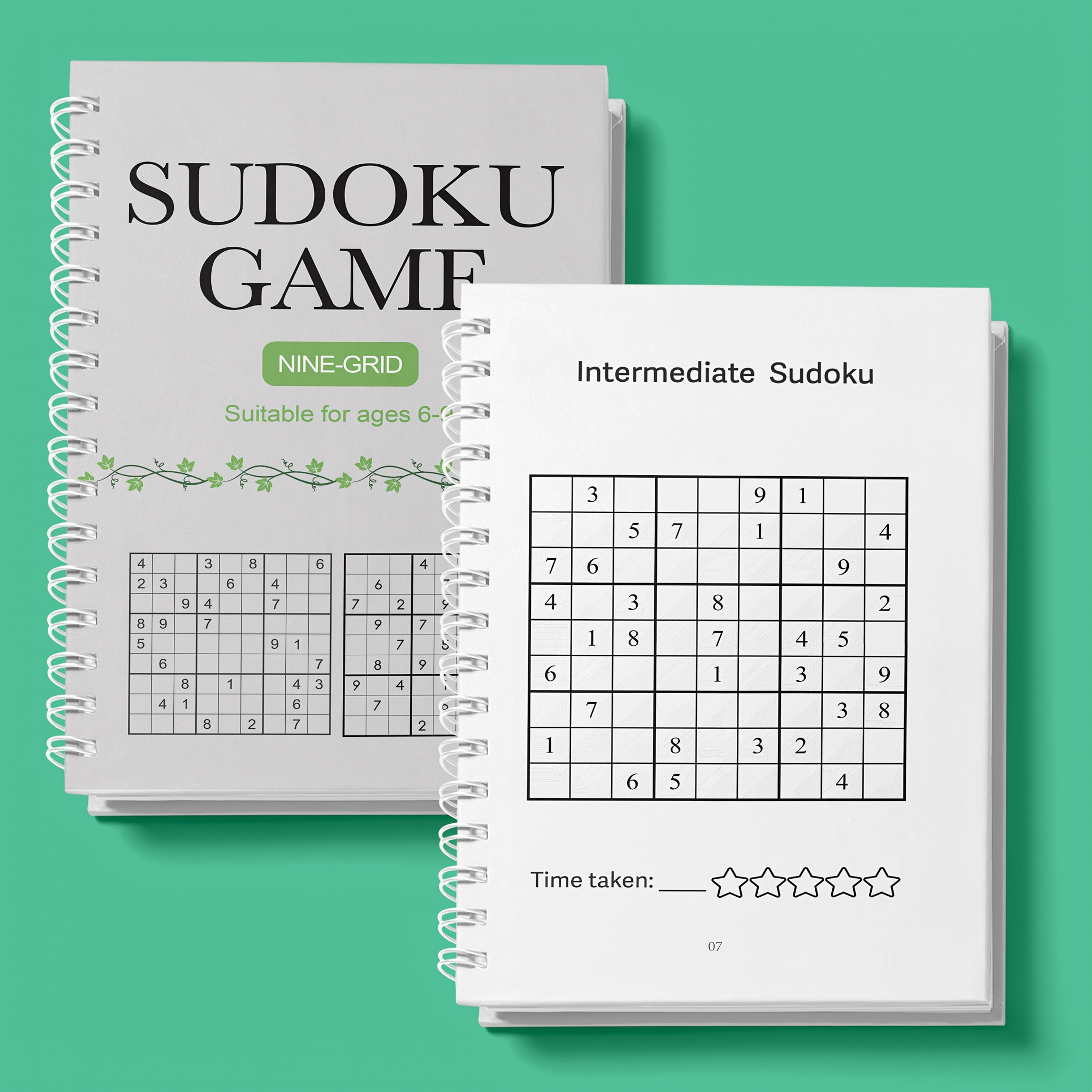 One Piece of Entertaining And Educational Sudoku Books Designed for Children to Enhance Their Logical Reasoning Abilities.