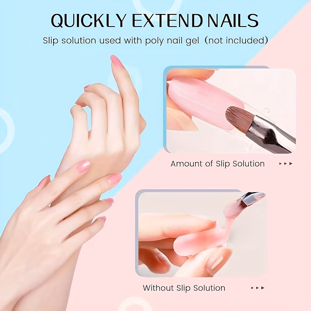 2 in 1 nail polish remover solution for acrylic and led gels anti stick formula to extend and Product details 4
