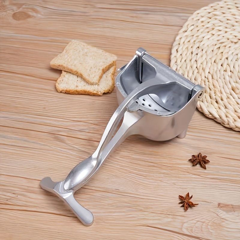 TEMU 1pc 304 Stainless Steel Manual Juicer, Orange Pomegranate Small Juicer, Lemon Squeezer, Portable And Easy To Clean, Home Kitchen Utility, Quick