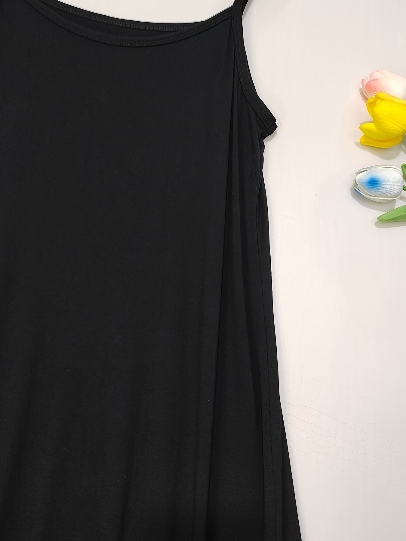 conjunto de 3 camisolas finas de senhora, camisola de base para senhora, camisola interior e exterior, vestido   e   sem  , camisola, vestido     e agradável à pele para casa e exterior Detalhes do produto 15