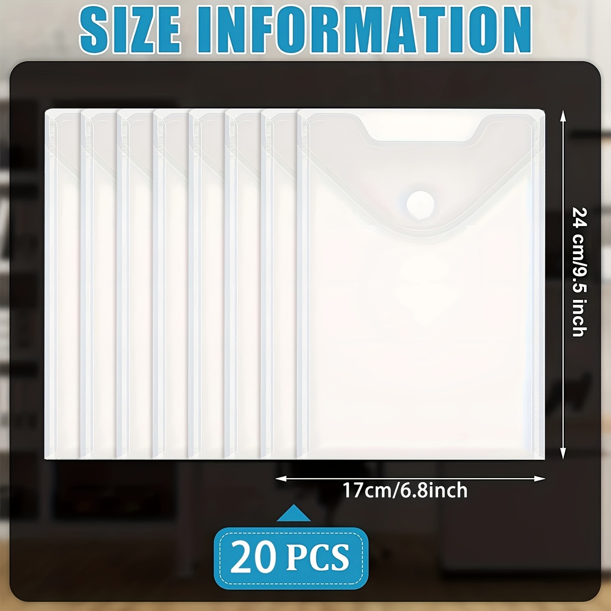 Large Clear Die Stamp Storage Bag Transparent Plastic Temu