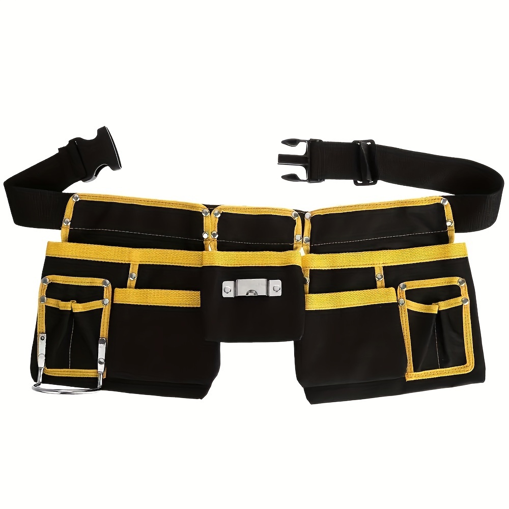 

Heavy-duty Adjustable Oxford Cloth Tool Belt Bag - Electricians, & Construction Workers