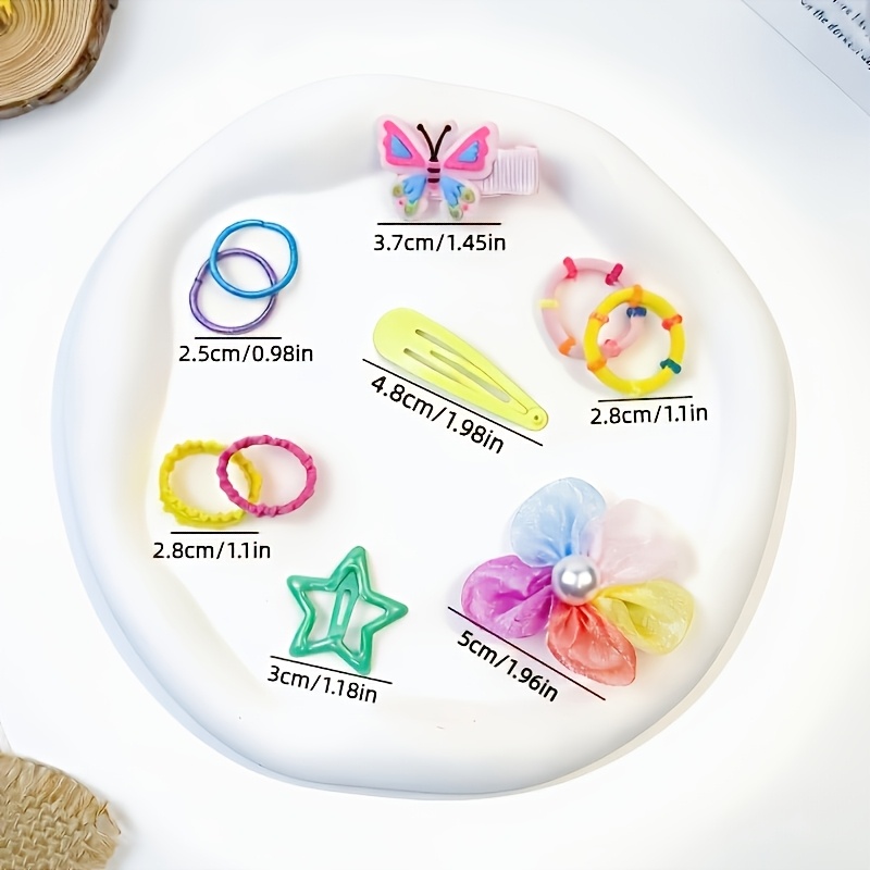 845pcs Random Cartoon Hair Accessories Set