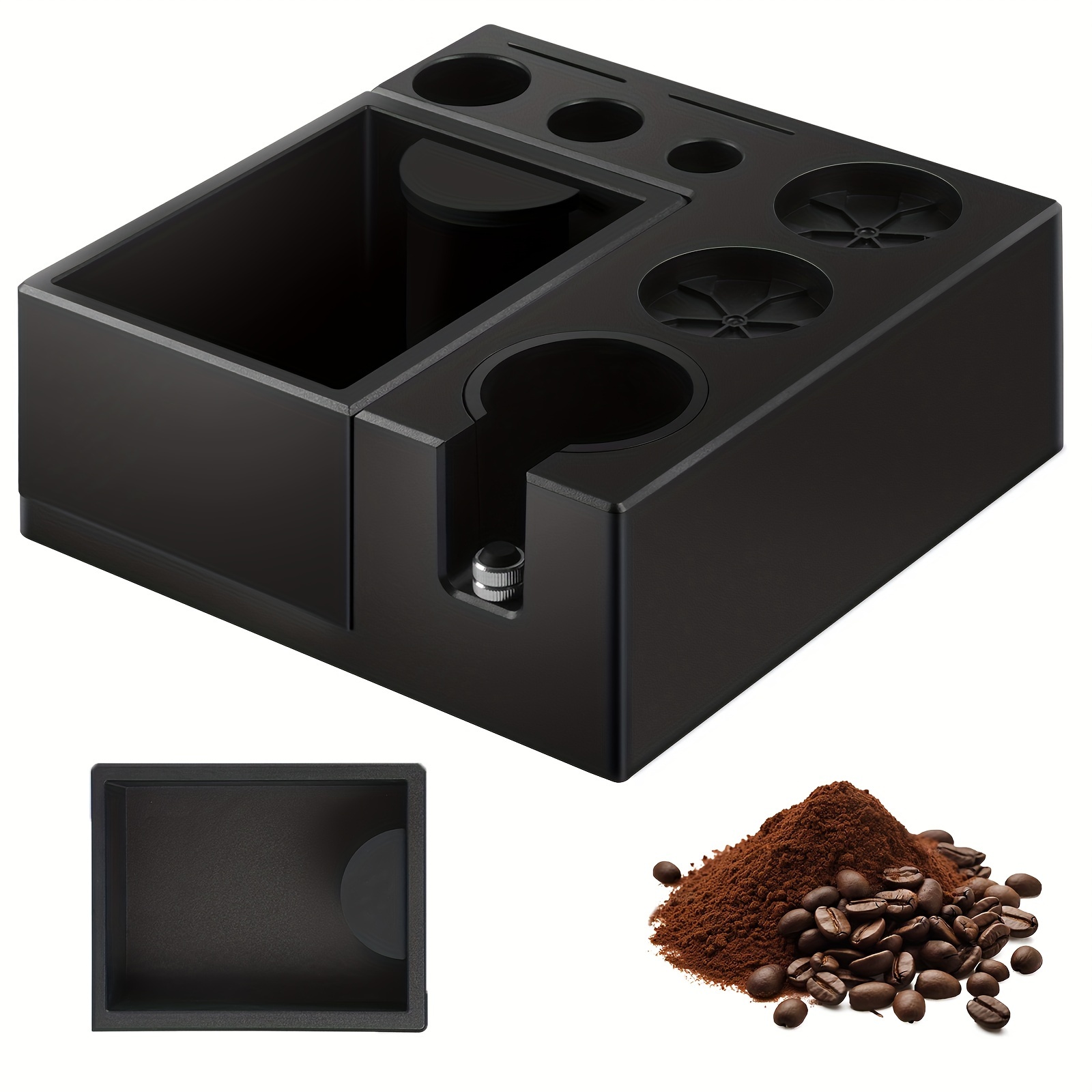 

Pusee Espresso Knock Station Organizer Espresso Station Espresso Accessories Abs Coffee Knock For Storage 51, 54, 58mm Tamper, Distributor, Portafilter & Screen