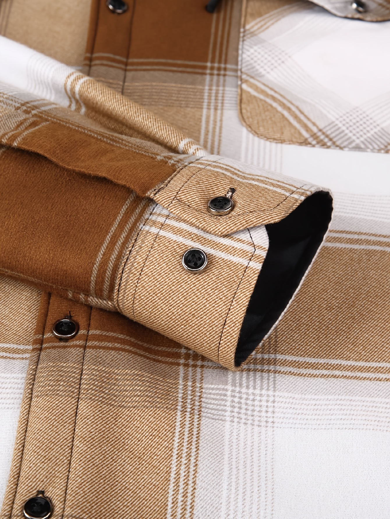 Thermisch werkschort met capuchon voor heren - Heavy-duty fleece gevoerde winterjas met ruitpatroon, volledige ritssluiting aan de voorkant, lange mouwen, overhemdjasje met knoopsluiting voor boerderij, bouw, buiten - Dik geïsoleerd laagstuk (s-3xl) - Ideaal voor Col