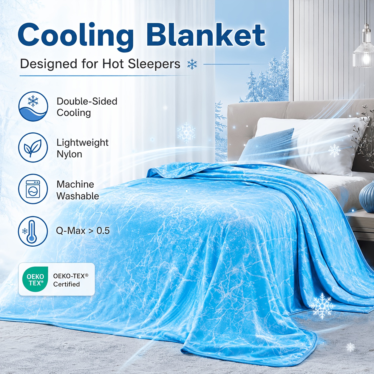cooling blanket for hot sleepers summer lightweight breathable cooling throw blanket double sided soft blanket for bed couch sofa   and hot   relief