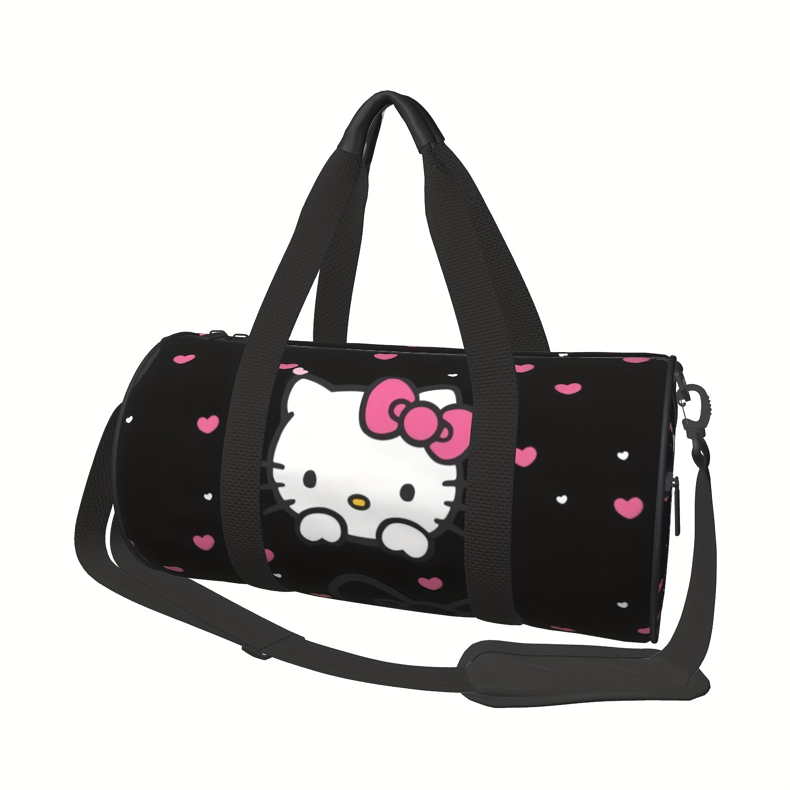 

Hello Kitty Women's Casual Travel Bag, Large Capacity Bag With Polyester Lining