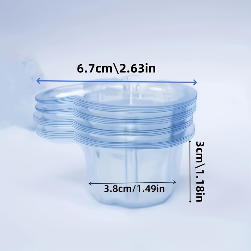 100pcs Plastic Mixing Cups for Color Mixing and Crafting