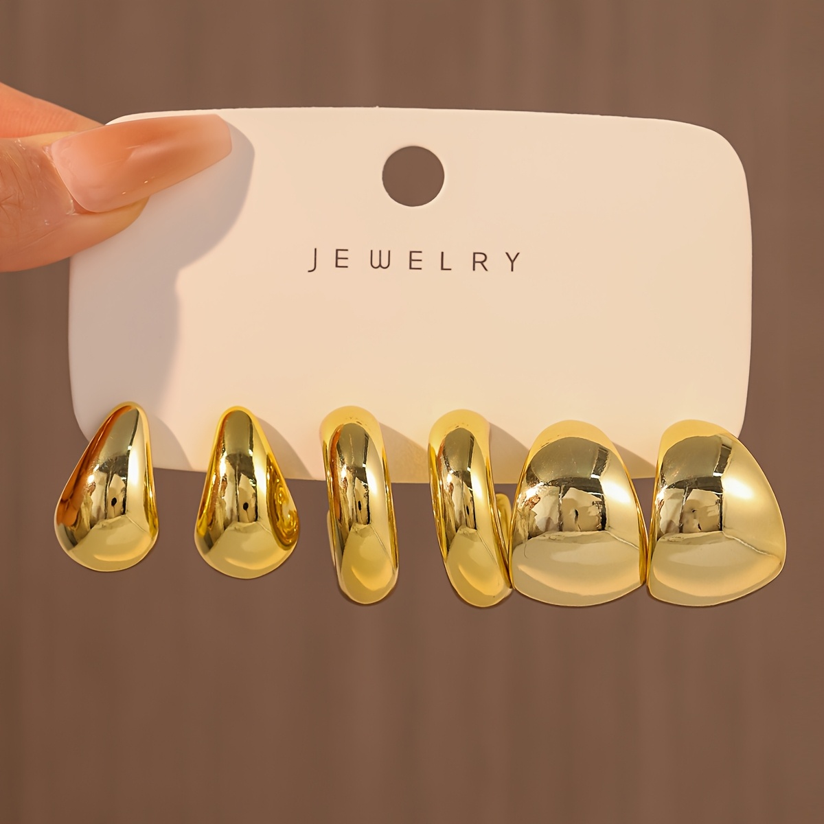 Water Drop Teardrop Earrings Set for Women