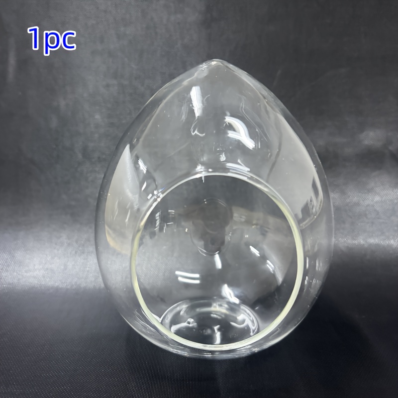 Creative Egg-shaped Glass Bottles Succulent Glass Vase Hydroponic Micro Landscape Glass Terrarium Moss Home Decoration