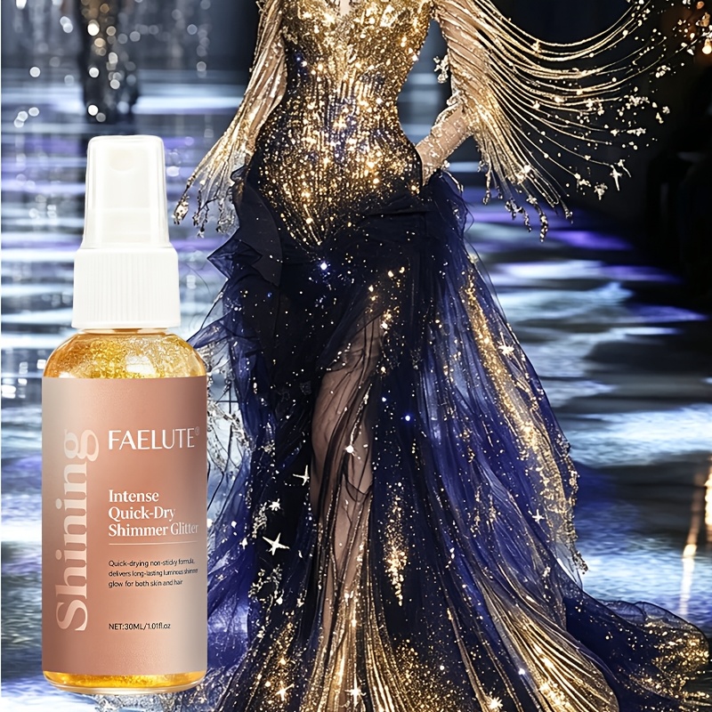 spray glitter on dress faelute sparkle fashion decorative mist how to add glitter to a dress