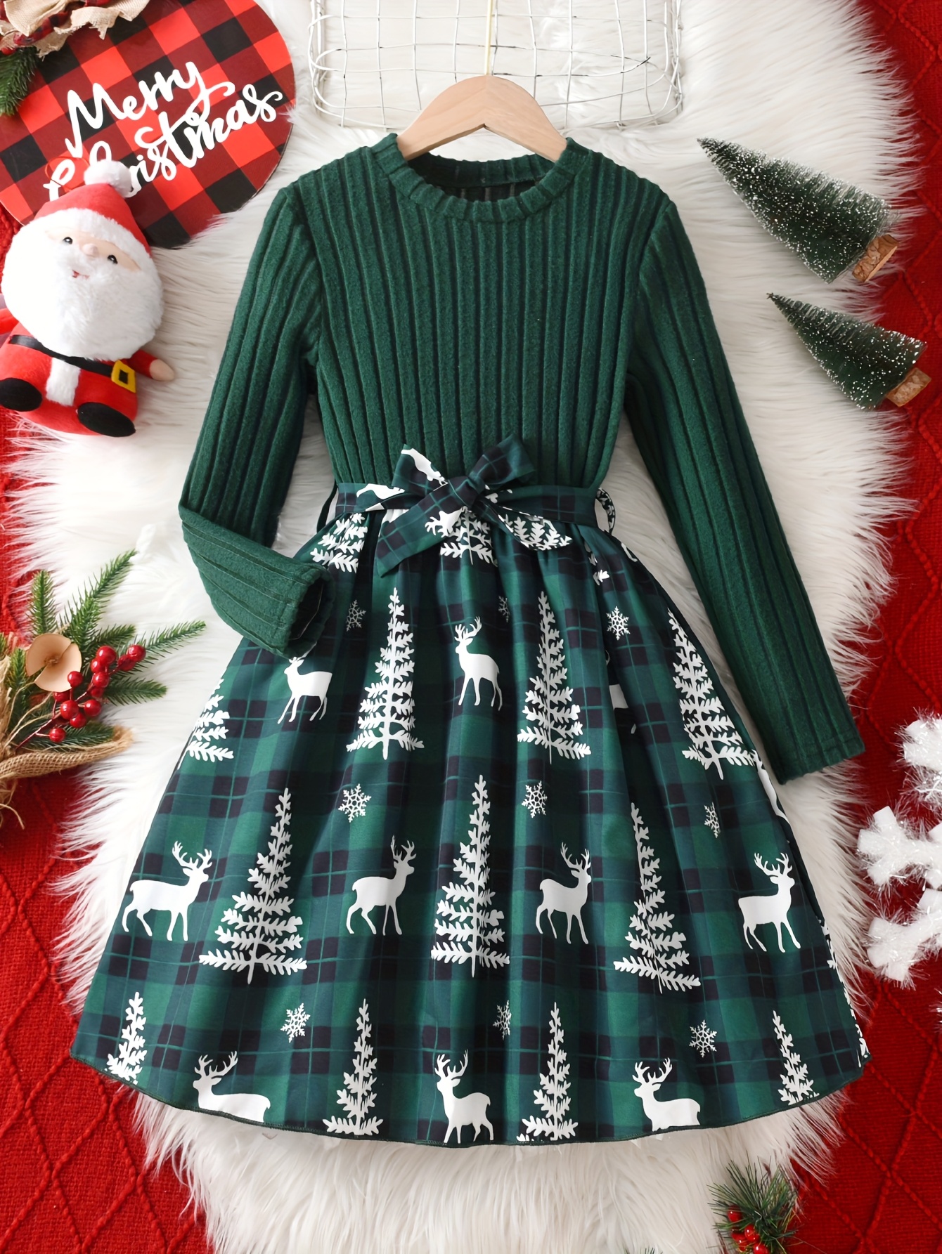 kids christmas outfits sold on Temu Canada