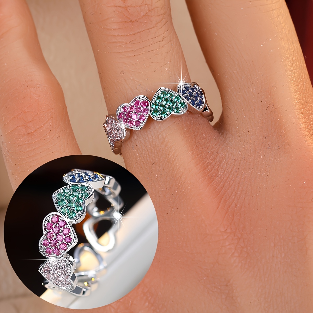Delicate Ring with Unique Charm Perfect for Index Finger