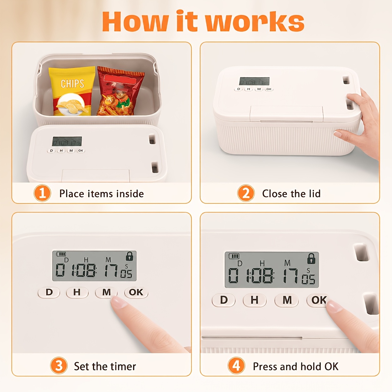Timed Lock Box for Phones and Game Controllers
