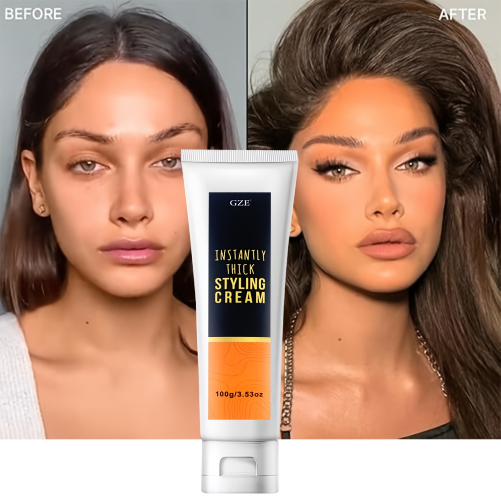 Image of Gze Styling Cream - Volumizes, Texturizes, And Adds Body To Hair - Lightweight Formula For All Hair Types - Hair Styling Product For Men And Women