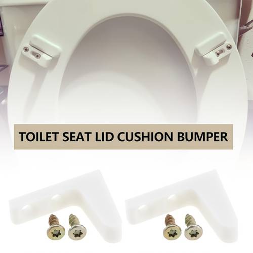 2pcs toilet seat stabilizers anti slip bumpers including screws