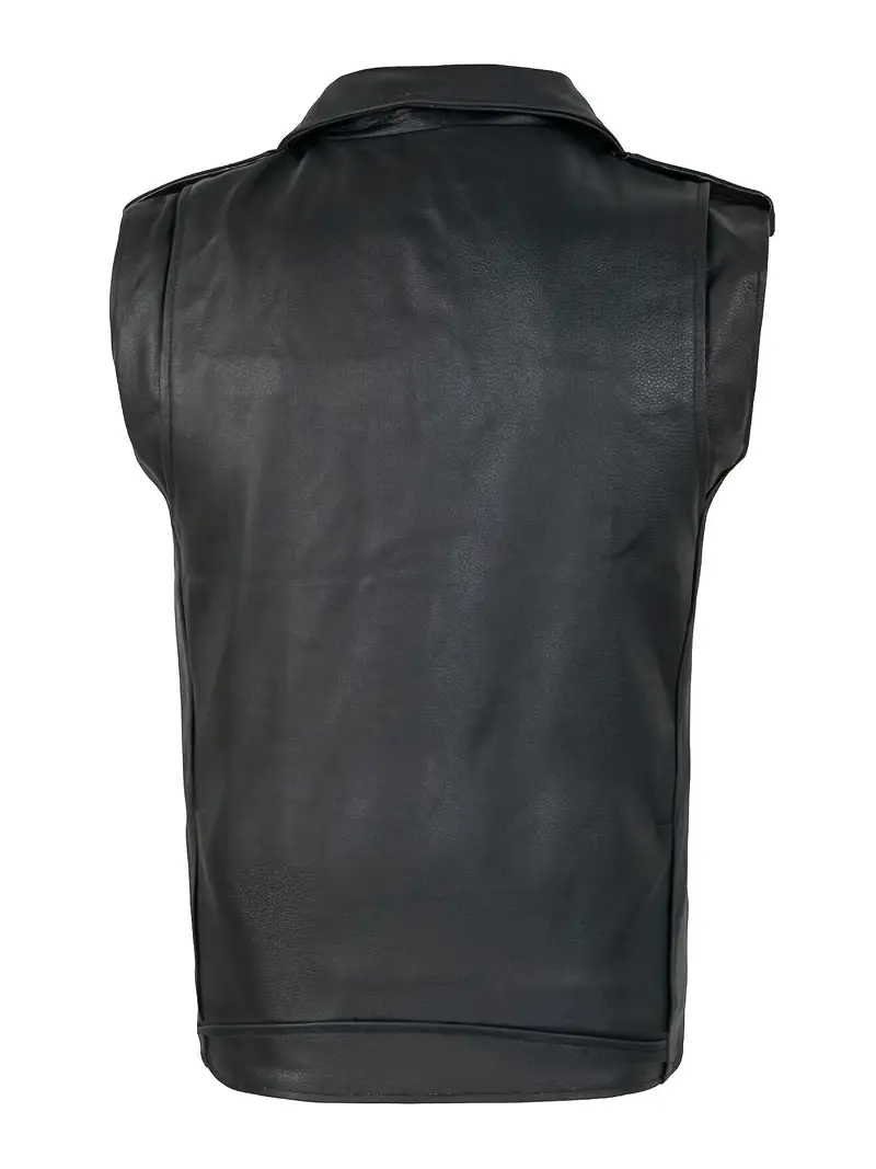 mens and sleeveless pu and waistcoat or details 1