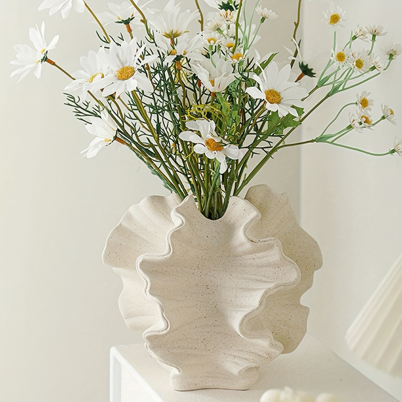 

Irregular Artistic Porcelain Vase, Creative Shaped Dry Flower Hydroponic Art Vase Decor For Living Room, Bedroom, Balcony, Entryway Decoration