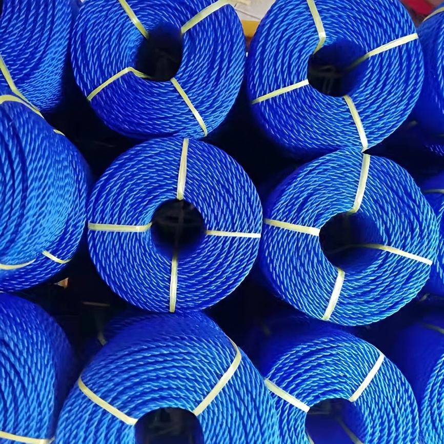 

200m/656ft Nylon Rope, Pa Polyamide Material, Multipurpose Utility Cord For Fishing Nets, Laundry, Tying, Outdoor Use - Blue