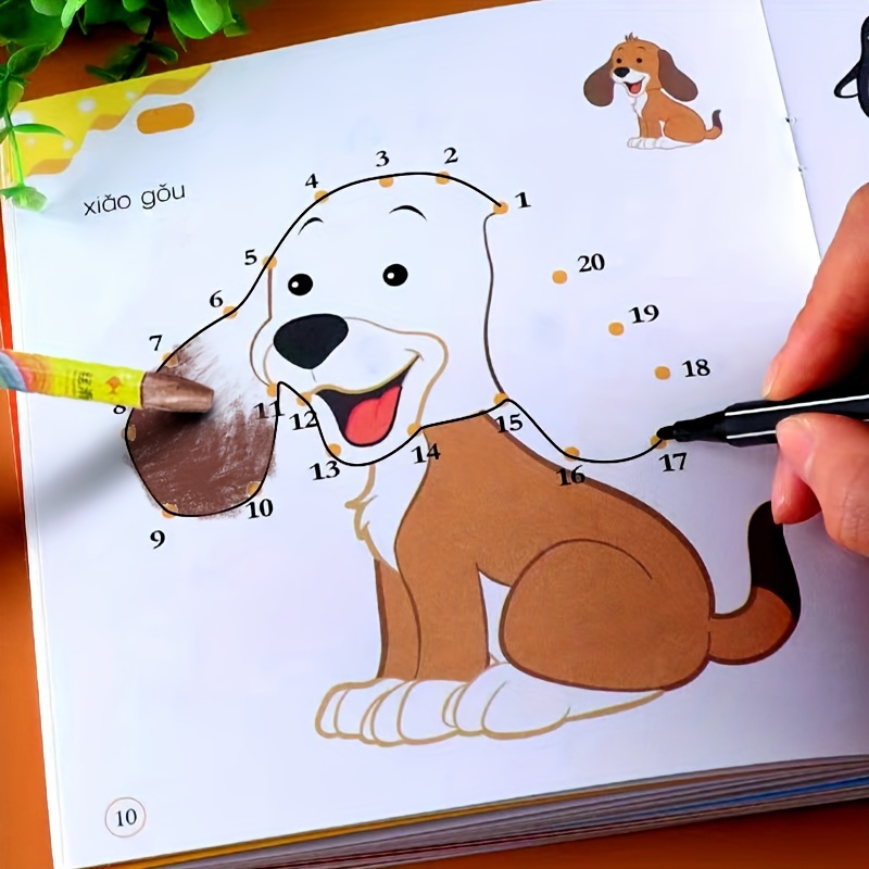 

Fun Numbered Coloring Book - Creative Drawing & Sketching Activity For