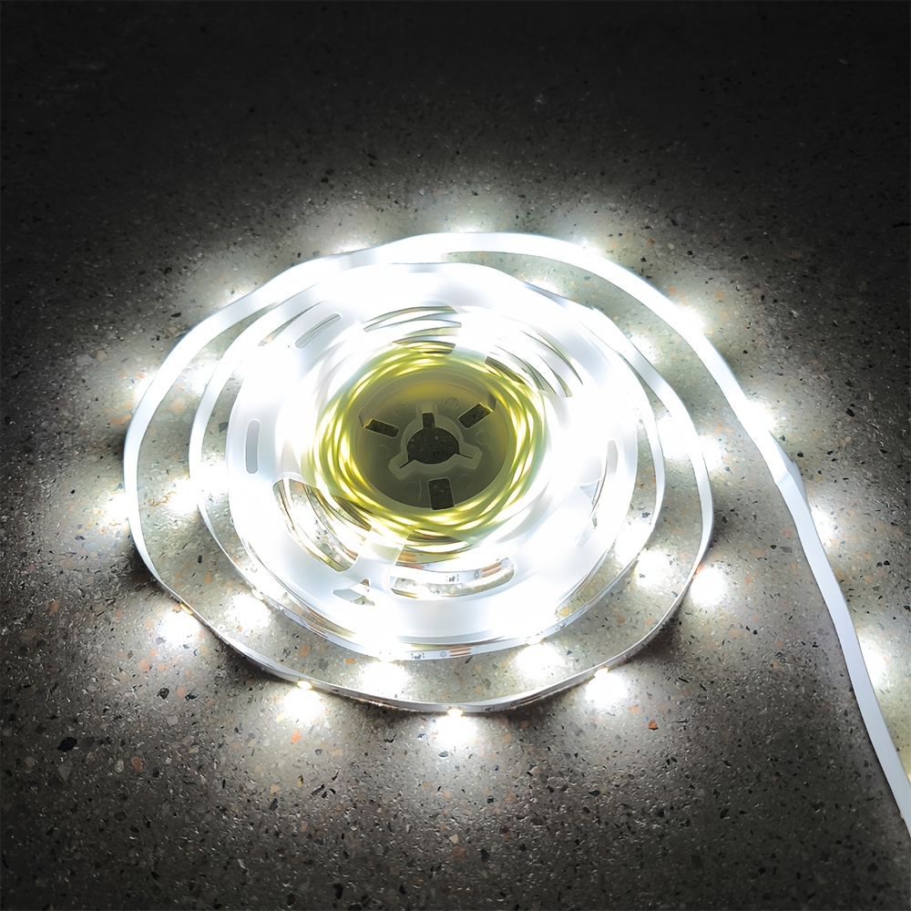 USB LED Lights, White LED Strip Light, LED Lights for TV Backlight, On-line Switch LED Light Strip, Indoor Bedroom Home Decor Living Room, Halloween,Desk Accessories, for Travel, Camping, Party, Perfect for Christmas Birthday Gift