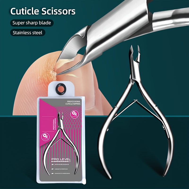 

1pc Pronail Stainless Steel Nipper, Sharp , Double , Odorless, For Manicure & Pedicure, Remover