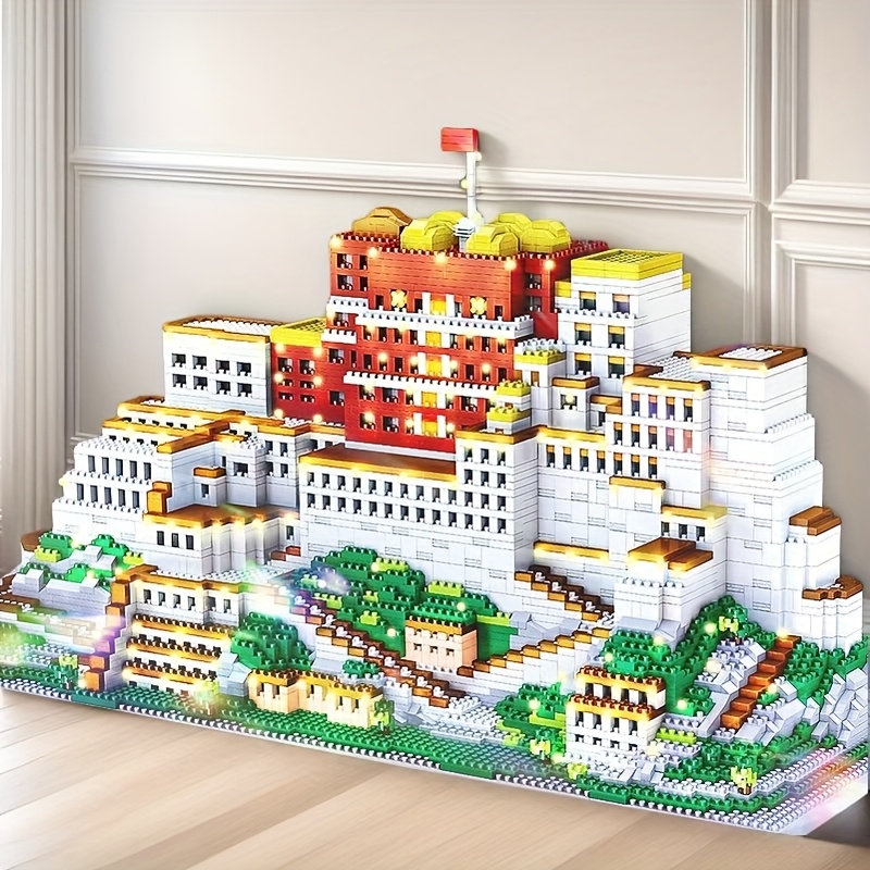 6450pcs Creative Educational Building Blocks Set ABS Plastic Construction Model Kit Puzzle Toy Home Decor with ABS Plastic for Teens and Adults for Birthday and Christmas Gift