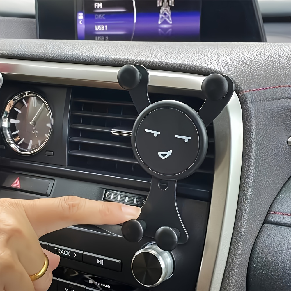 Car Phone Holder Rotating Car Mount Air Vent Stand Holder For Mobile Cell Phone Gps Pattern Random