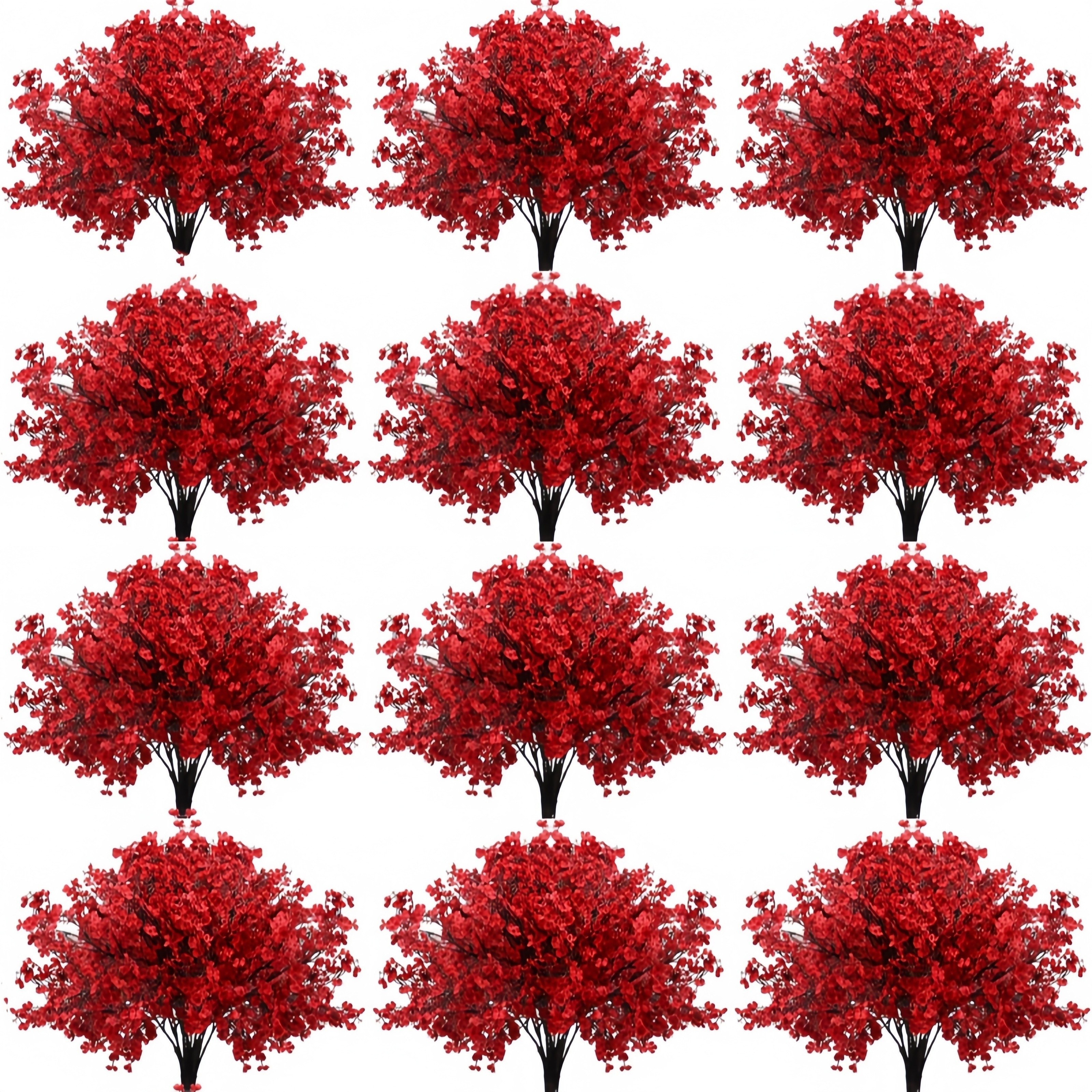 

12 Of Red 's Bouquet, , Bouquet, Fake Decoration, , , Table, Christmas, Christmas Tree Decoration