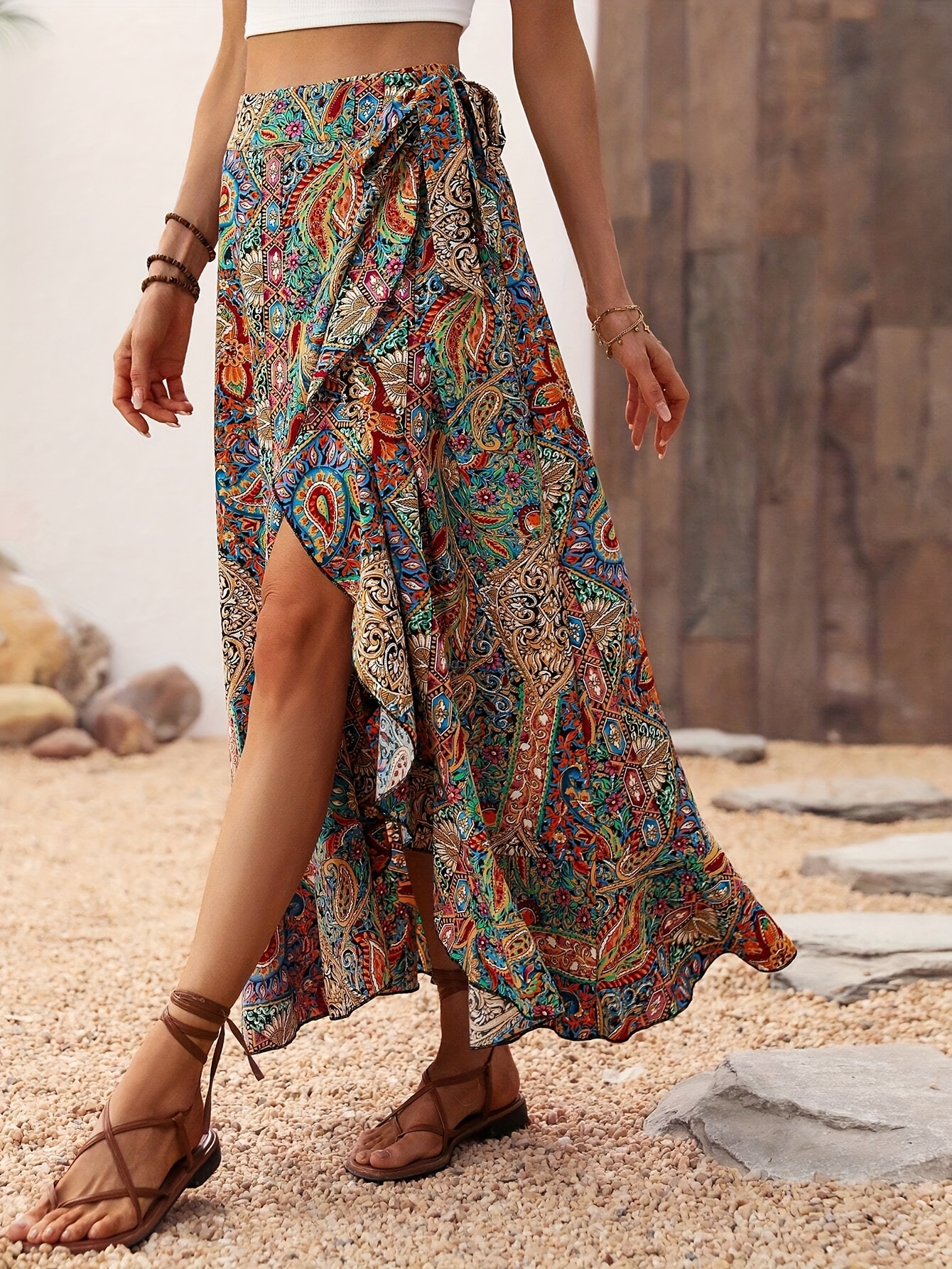 wrap skirt sold on Temu United States