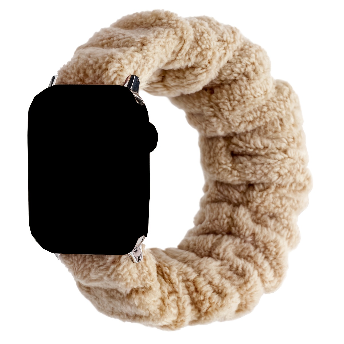 TEMU Soft Plush Bear Fur Smartwatch Band, Cozy And Warm Wrist Strap, Compatible For Watch 38mm, 40mm, 41mm, 42mm, 44mm, 45mm, 49mm, Featuring A Cute