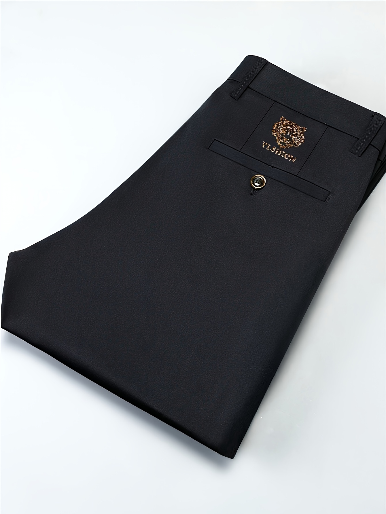 4 Pairs of Men's Lightweight Business Trousers, Made of Fashionable and Comfortable Fabric, Suitable for All Seasons and Formal Occasions