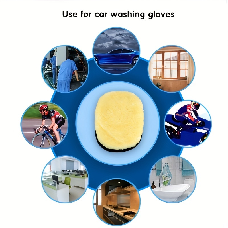 Soft Microfiber Car Cleaning Gloves, 15.24x25.4 cm - Gentle Detailing and Dust Removal for Auto Maintenance