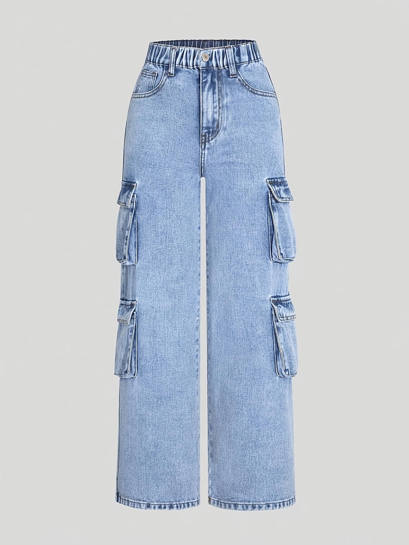 【Sobaq】LEGIT Cargo Denim JK Comfort Stretch 90'S Cargo Jean - Bleach – LEGiT