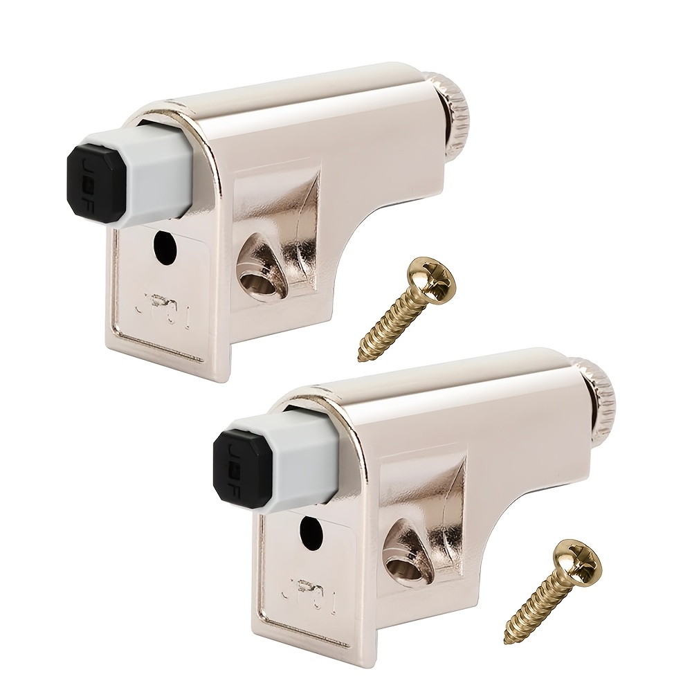 2 Pack Soft Close Damper For Cabinet Doors/wardrobe Doors, Adjustable Hydraulic Buffer, Noise Reduction And Smooth Closure, Universal Fit For Kitchen, Bathroom And Furniture (includes Matching Screws)