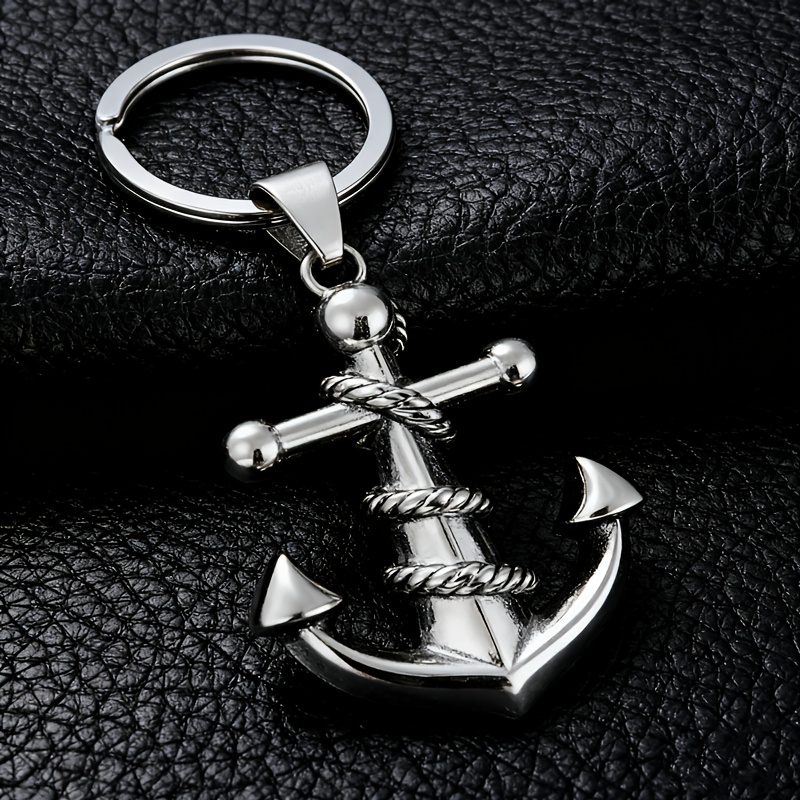 Image of Anchor Pendant Keychain, Unique Keychain For Men's Handbags, Backpacks, Travel, Cycling Additions