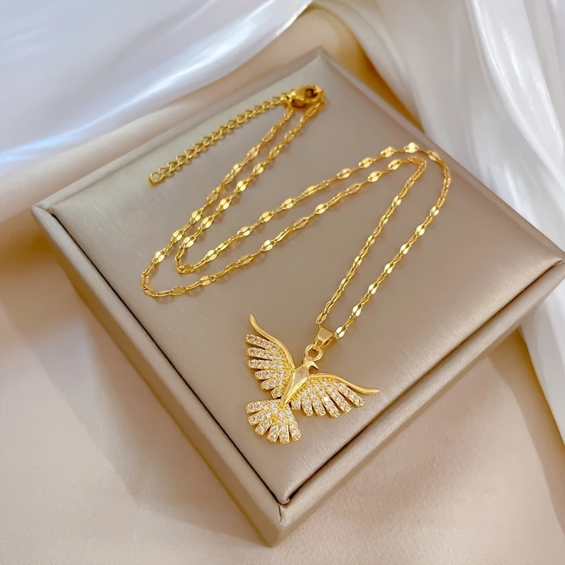 Rhinestone Phoenix Neck Chain for Women