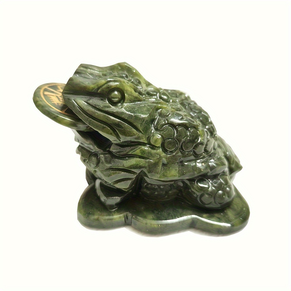 Image of Chinese Style Hand Carved Natural Stone Figurine, Shui Fortune Decor For , Statue For Home Office Desk, Gift For Collectors