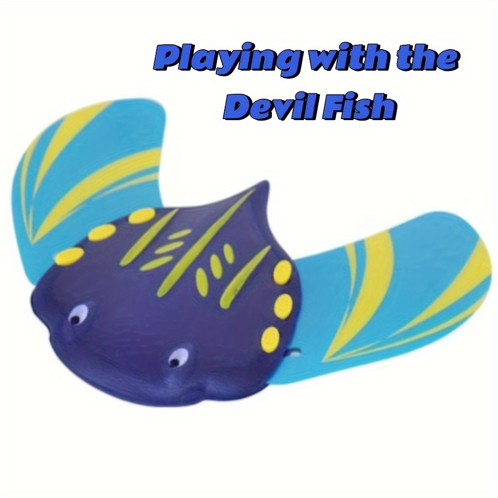 Water Play Devil Fish Toy Water Powered Toy Water Play Toys - Temu