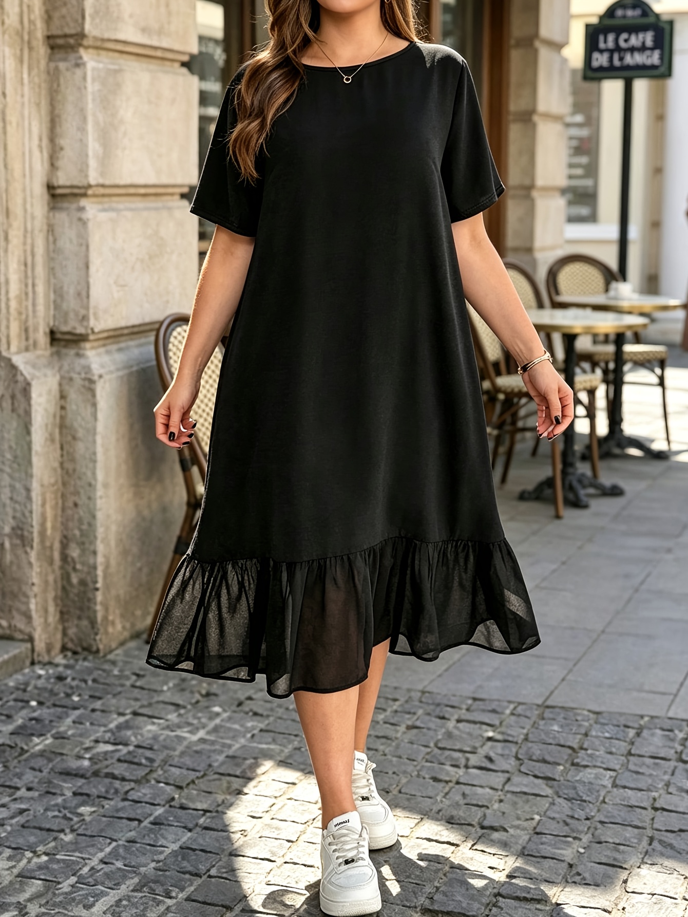 plus size dresses casual sold on Temu United States