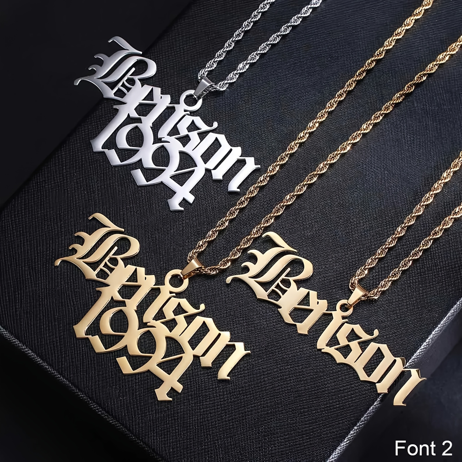 Custom Personalized Name Necklace for Him