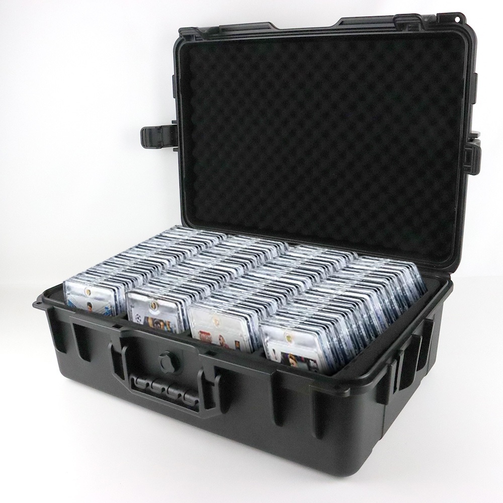 TEMU Aufbewahrungsbox für Karten mit Bewertung - 64 Fächer, kompatibel mit PSA/BGS/FGS/SGC Karten, sicher, langlebig, staubdicht und , für von MTG,