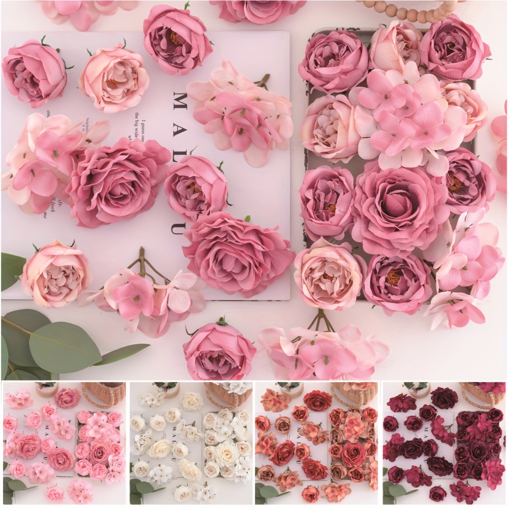 

12pcs/24pcs , For Diy Crafts, Bouquet Wreath Decor, No Fake