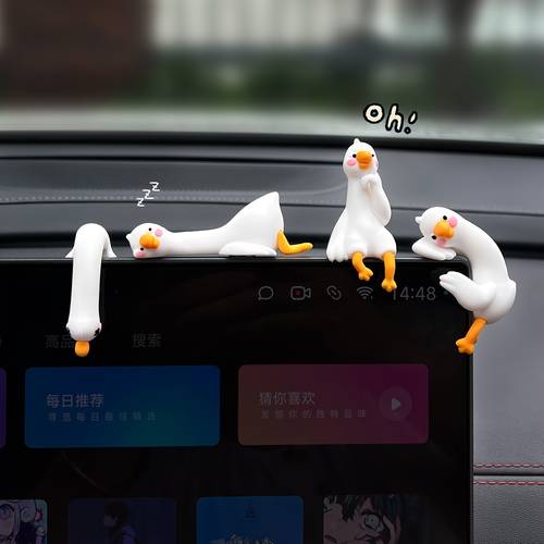 suitable for car center console decoration car interior decoration desktop decoration goose and grapefruit two piece set