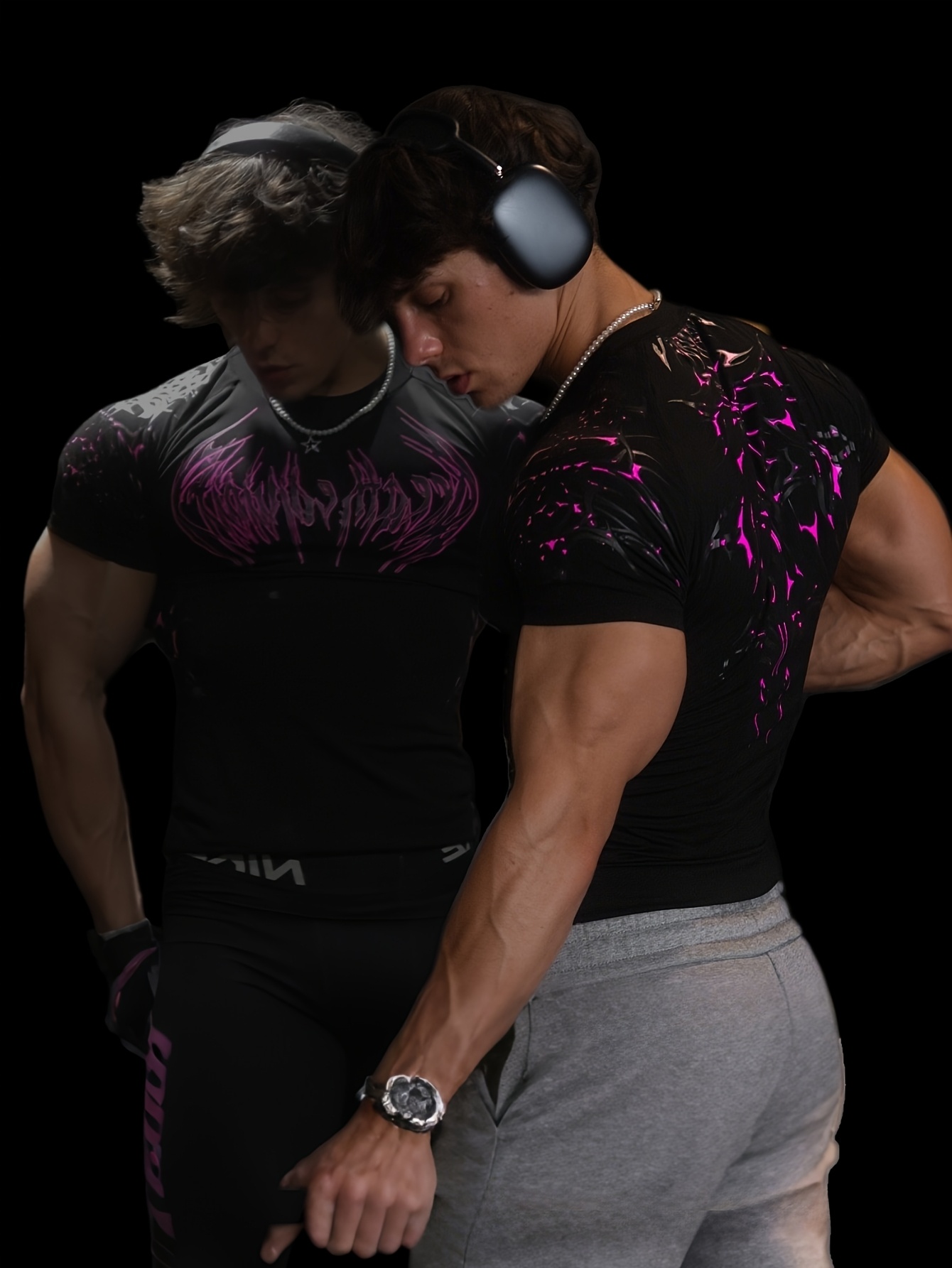men's breathedivinity compression short sleeve t shirt high