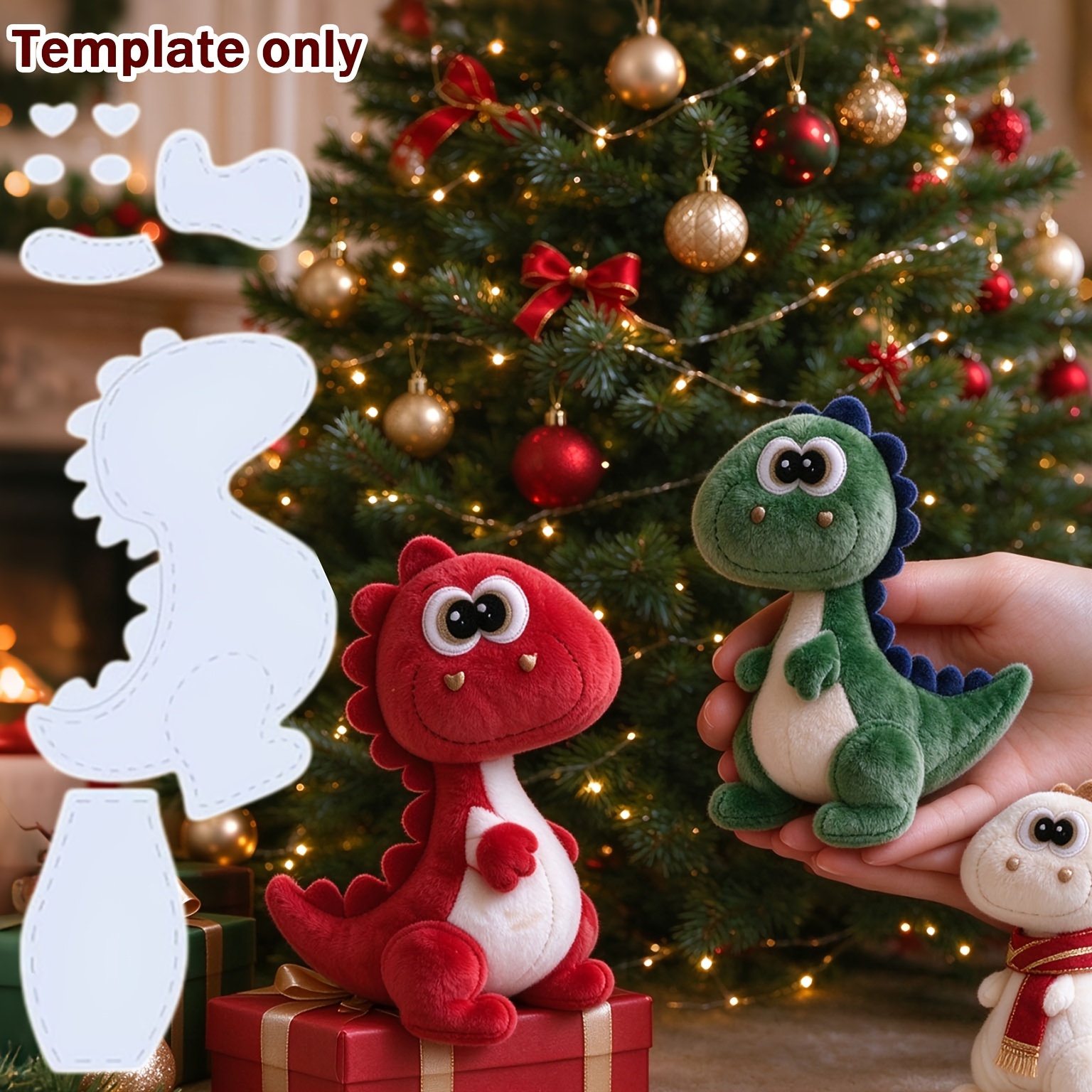 TEMU 1 Ensemble de 8 Pochoirs de Dinosaures Main, Modèles de Décoration , Pochoirs de Peinture Réutilisables, Adaptés à l'Artisanat, la Peinture, la