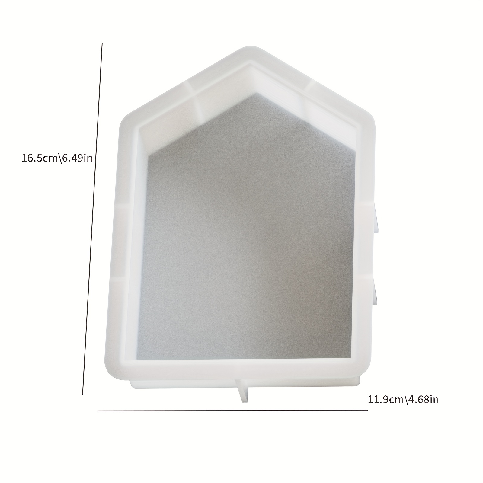 House Frame Silicone Mold Set, Suitable For Home Decorations, Blank Plaster Casting, Mirror Resin Epoxy Crafts, Household Decoration Molds Kit